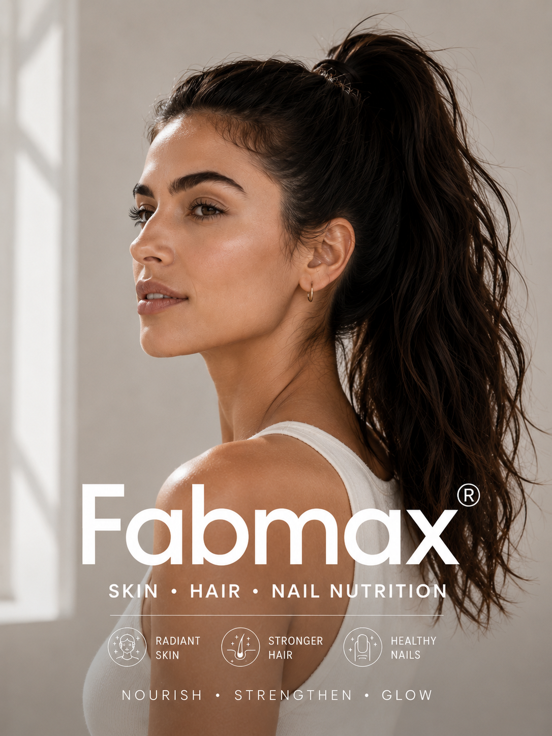 Fabmax Tablets : Skin, Hair & Nails Beauty Supplement / Nutrition Support ( 30 tablets ): Women Health: Radiant Skin , Lustrous Hair & Healthy Nails
