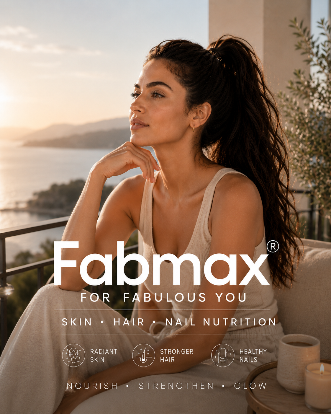 Fabmax Tablets : Skin, Hair & Nails Beauty Supplement / Nutrition Support ( 30 tablets ): Women Health: Radiant Skin , Lustrous Hair & Healthy Nails
