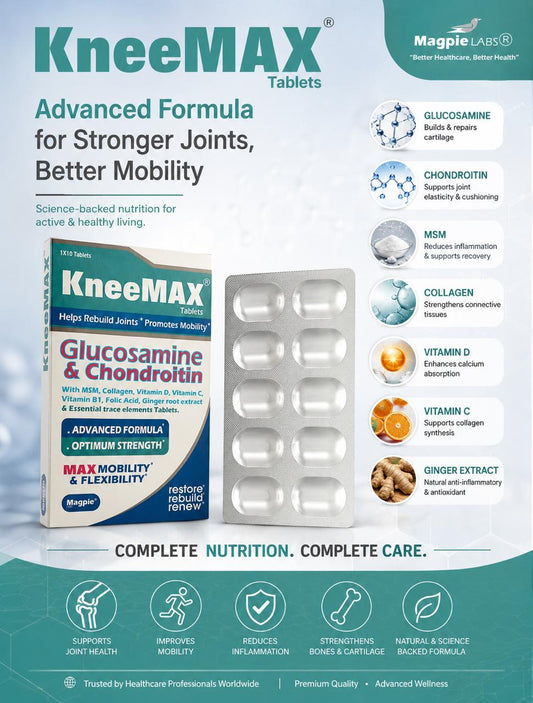 Kneemax Tablets (30 tablets ) : Orthocare , Men & Women Health : Promotes mobility: Restore Rebuid & Renew