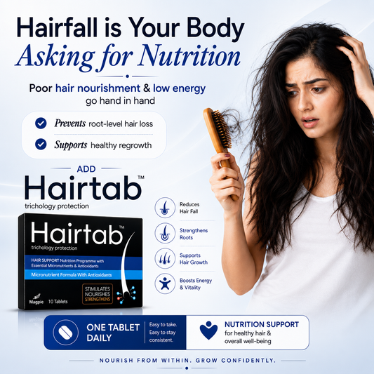 Hairtab Tablets ( Trichology Protection)   : Hair Support Nutrition . 30 tablets: Men & Women Health( STIMULATES, NOURISHES & STRENGTHENS)