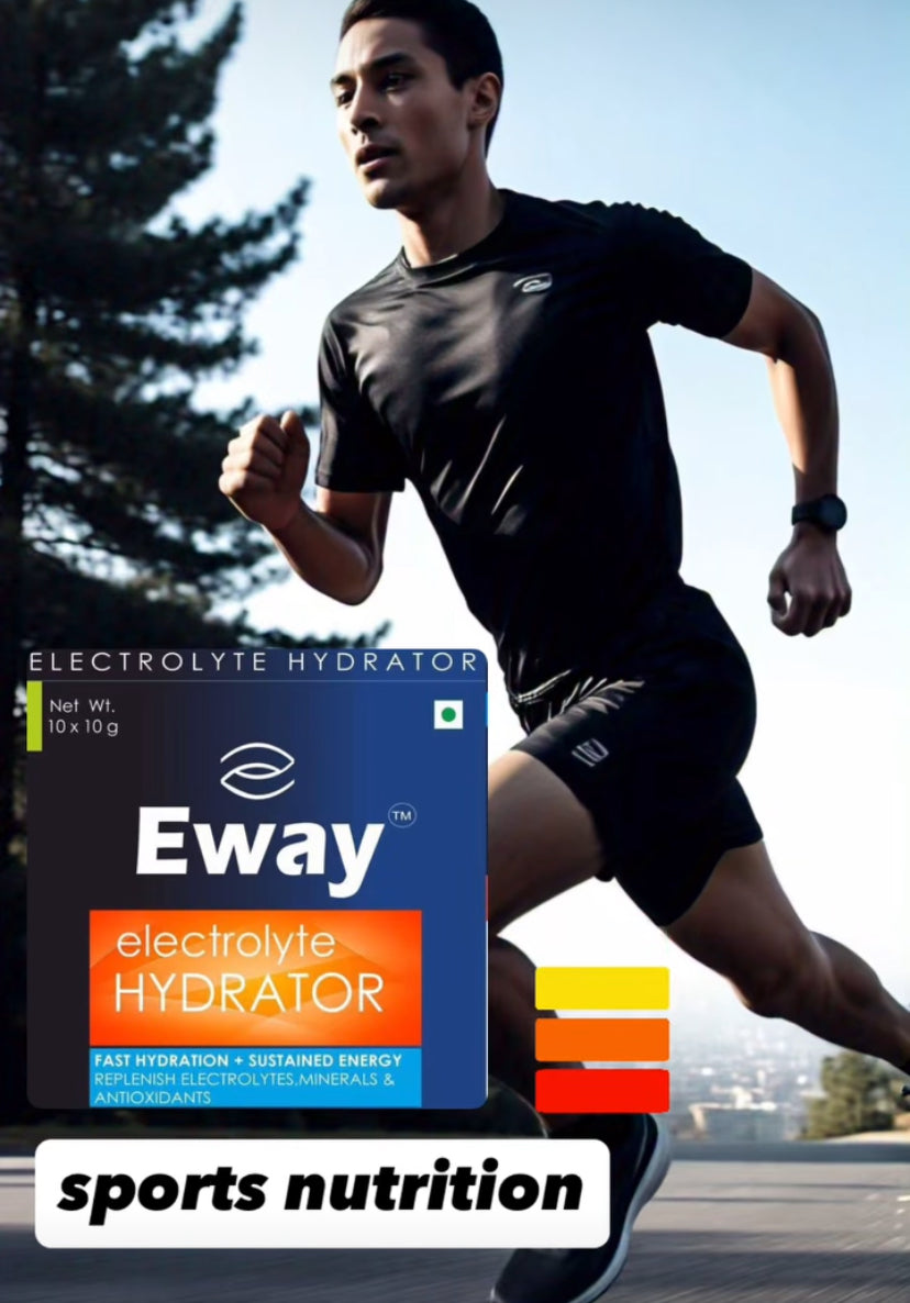 Eway : The Electrolyte Hydrator / Energy Drink ( In 10 gm sachet form) 10 sachets pack : Men & Women Health