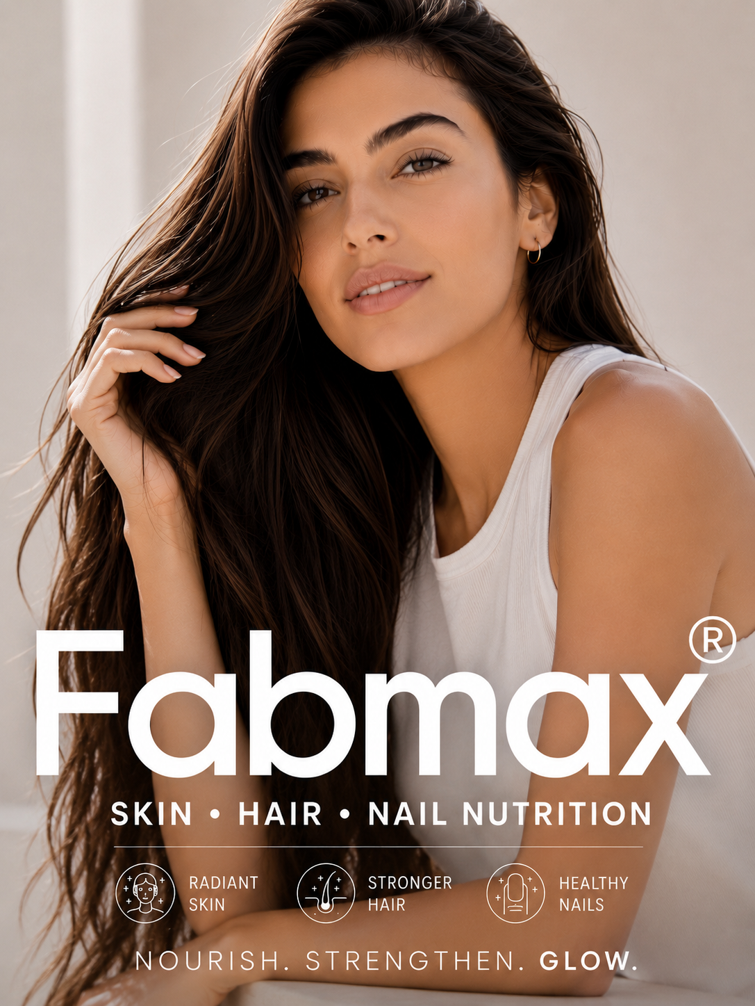 Fabmax Tablets : Skin, Hair & Nails Beauty Supplement / Nutrition Support ( 30 tablets ): Women Health: Radiant Skin , Lustrous Hair & Healthy Nails