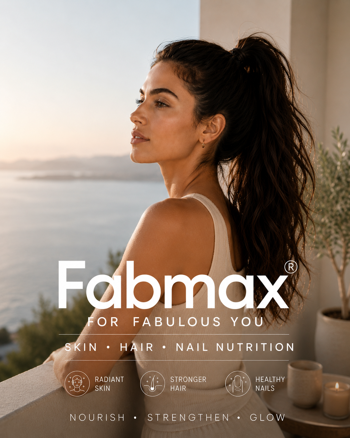 Fabmax Tablets : Skin, Hair & Nails Beauty Supplement / Nutrition Support ( 30 tablets ): Women Health: Radiant Skin , Lustrous Hair & Healthy Nails