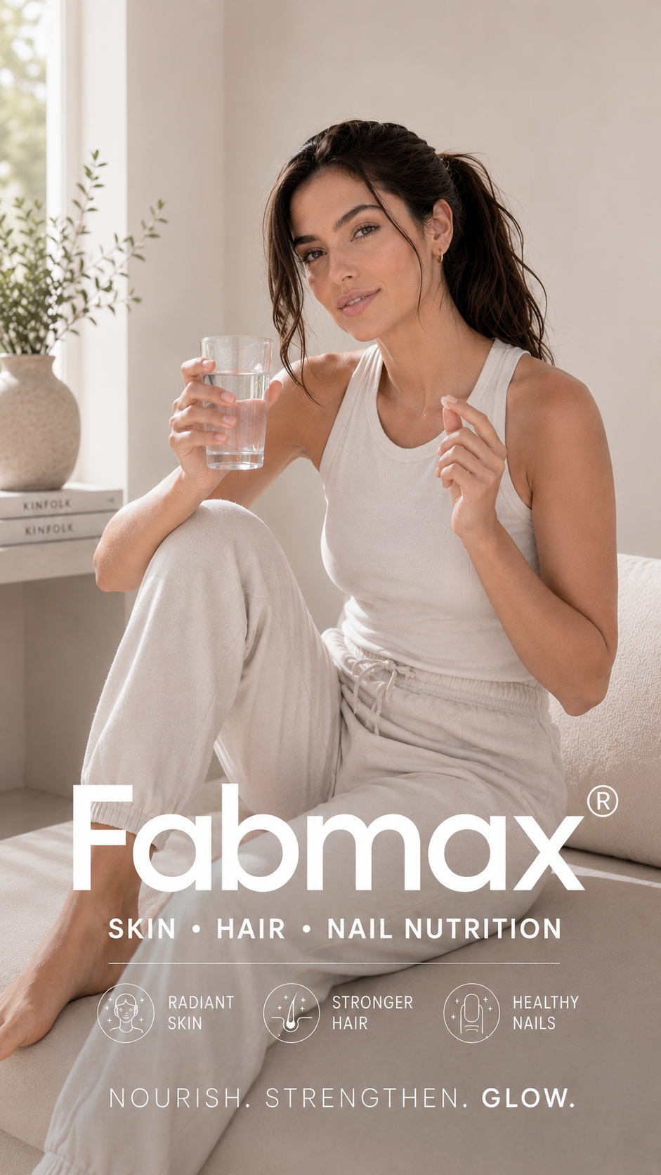 Fabmax Tablets : Skin, Hair & Nails Beauty Supplement / Nutrition Support ( 30 tablets ): Women Health: Radiant Skin , Lustrous Hair & Healthy Nails