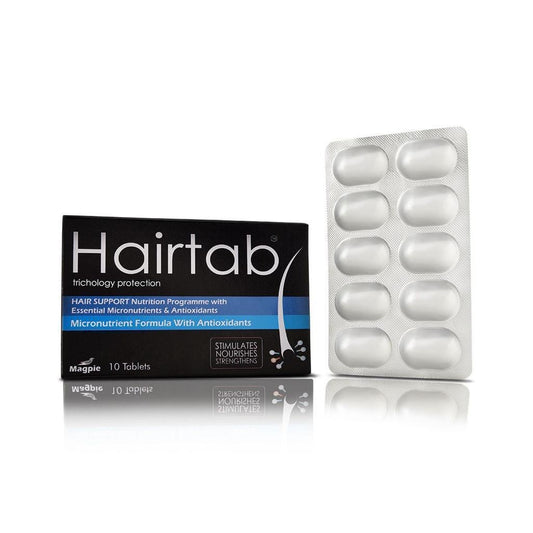 Hairtab Tablets ( Trichology Protection)   : Hair Support Nutrition . 30 tablets: Men & Women Health( STIMULATES, NOURISHES & STRENGTHENS)