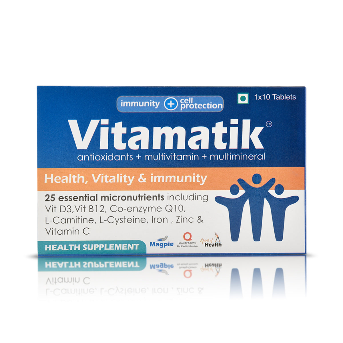 Vitamatik tablets: Daily Health Supplement / Health Vitality & Immunity ( 30 tablets ): Men & Women Health: Immune system support: Active Lifestyle