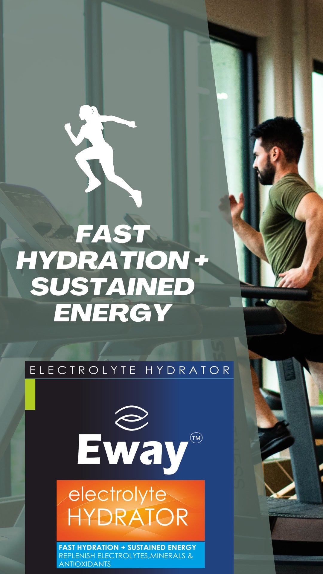 Eway : The Electrolyte Hydrator / Energy Drink ( In 10 gm sachet form) 10 sachets pack : Men & Women Health