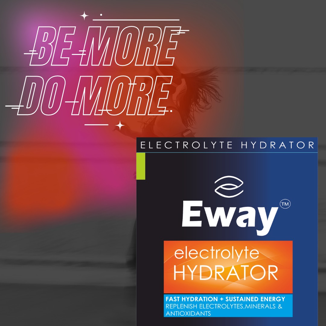 Eway : The Electrolyte Hydrator / Energy Drink ( In 10 gm sachet form) 10 sachets pack : Men & Women Health